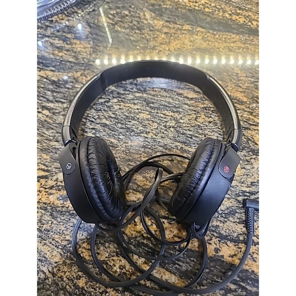 Sony Headphones Konan Minato-ku 1-7-1 Over Ear Black Tested Works Ships From US